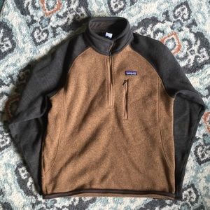 Patagonia pullover mens m rugged look thick warm